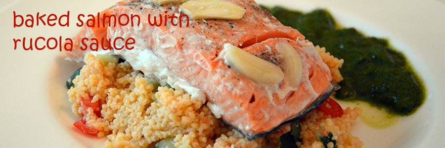 baked salmon with couscous