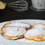Polish pancakes with apples