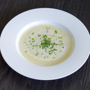 Traditional German White Asparagus Soup
