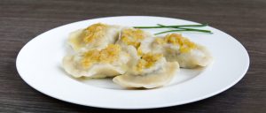 Traditional Polish Pierogi with Meat