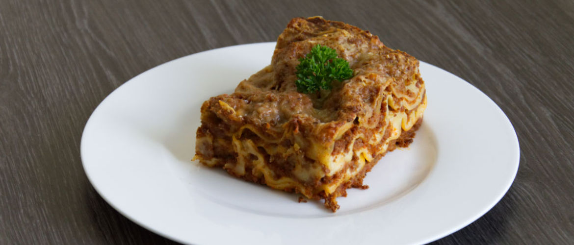 Traditional Italian Lasagna alla Bolognese