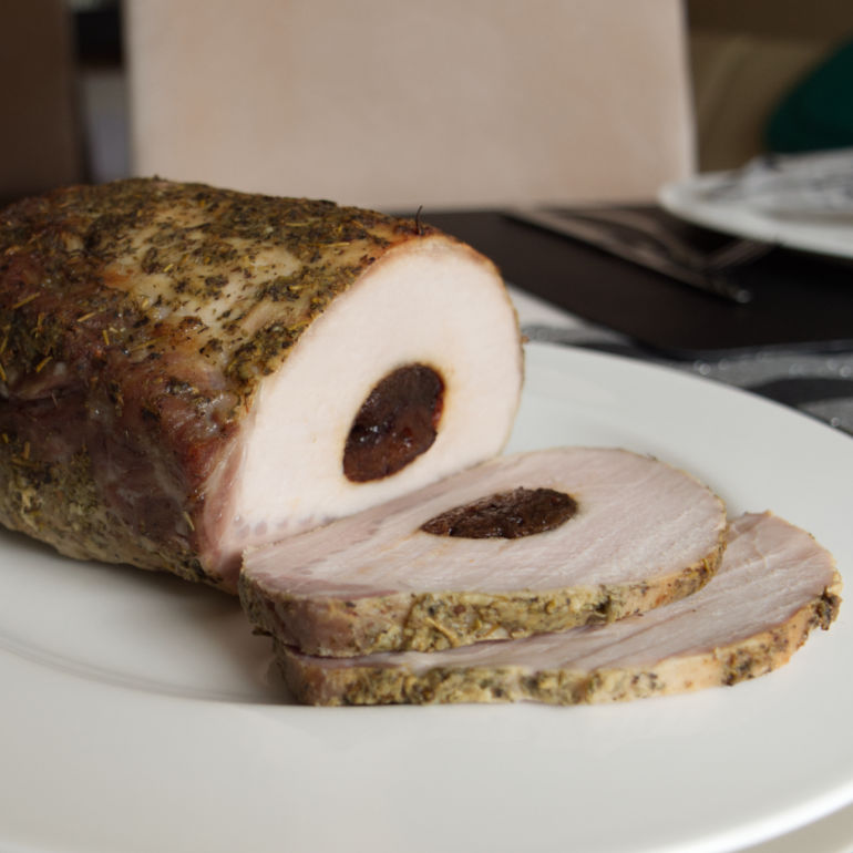 Prune-Stuffed Pork Loin