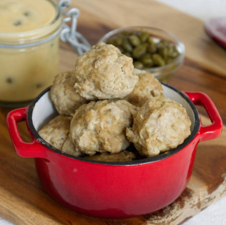 German Meatballs with Capers