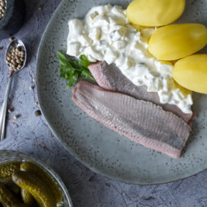 Traditional German Herring Hausfrauenart