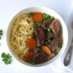 Traditional German Beef Noodle Soup