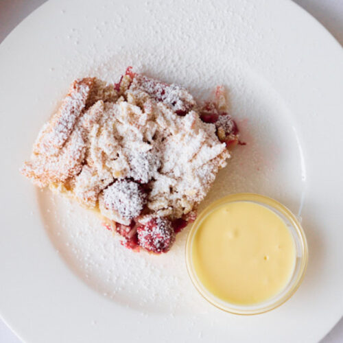 German Bread and Butter Pudding - Kirschenmichel