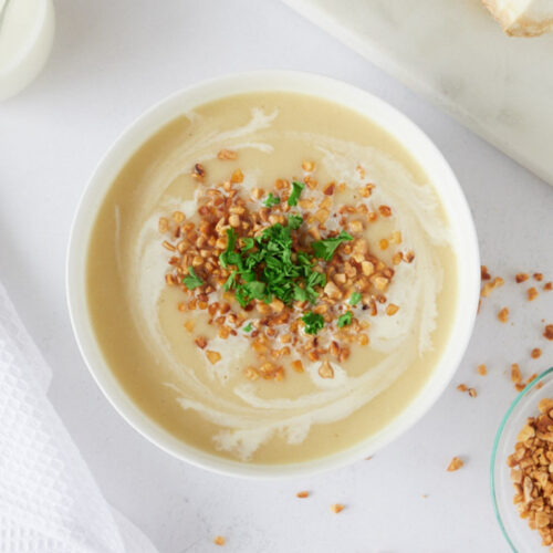 Traditional German Celeriac Soup