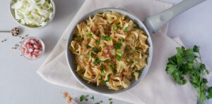 German Fried Cabbage Noodles