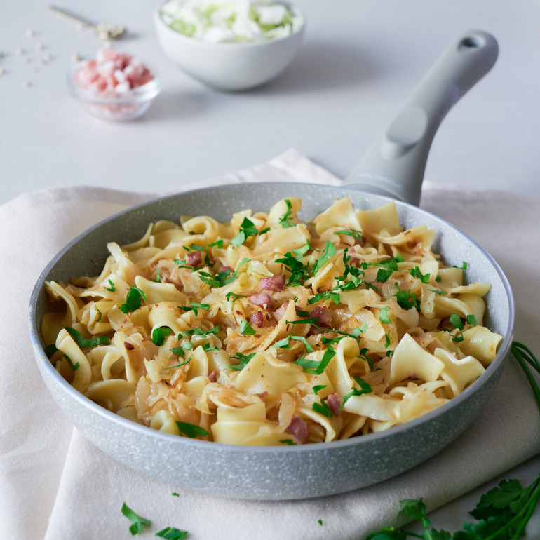 German Fried Cabbage Noodles