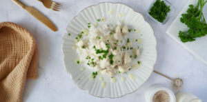 Quick and Easy German Chicken Fricassee